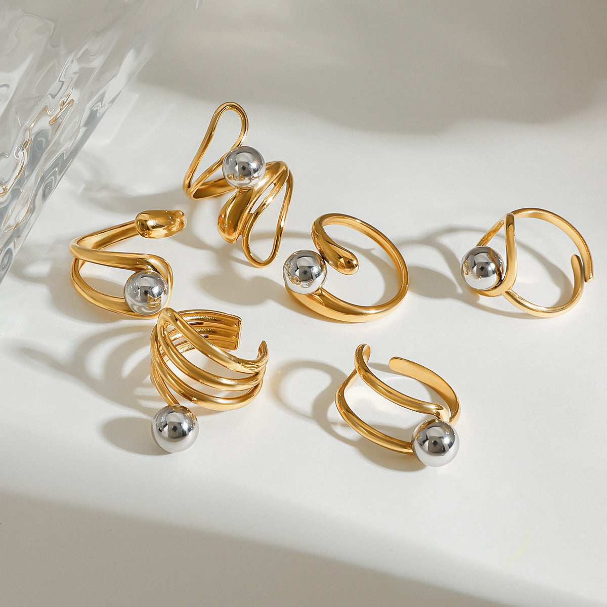 Damen trendiger Statement-Ring Shop Nory