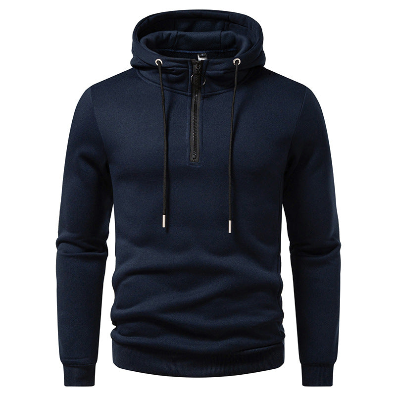 Herren Kapuzenpullover mit modernem Reißverschluss und atmungsaktivem Material Shopnory