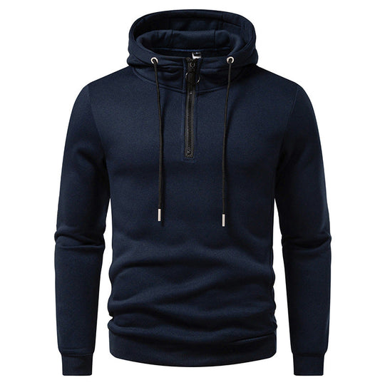 Herren Kapuzenpullover mit modernem Reißverschluss und atmungsaktivem Material Shopnory