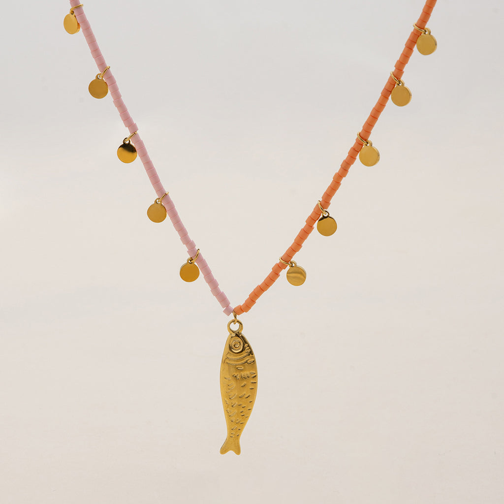 Damen Halskette mit filigranem Anhänger und verstellbarem Design Shop Nory