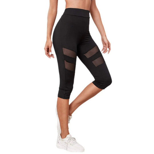 Damen Fitness-Leggings mit innovativen Mesh-Einsätzen