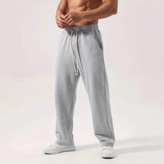 Herren nan locker sitzende Jogginghose aus Baumwollmischung mit elastischem Bund und Seitentaschen Shop Nory