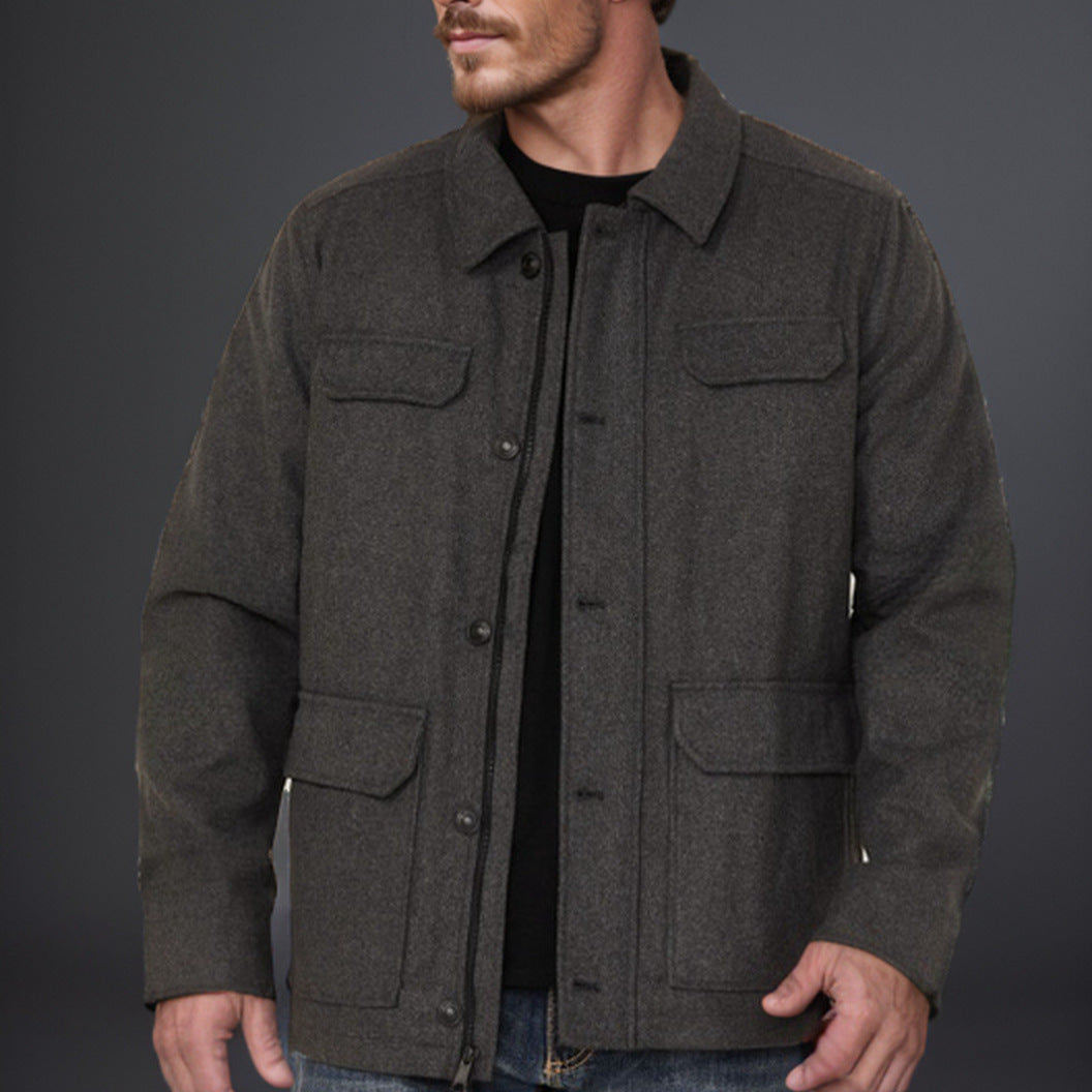 Herren lässige Flanelljacke