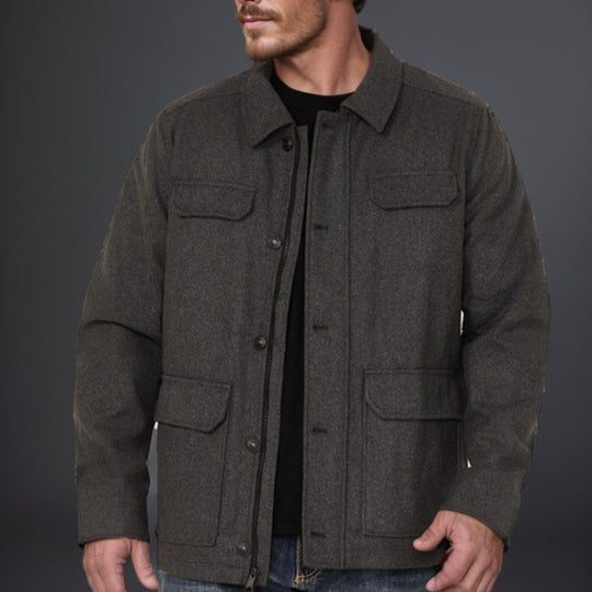 Herren lässige Flanelljacke