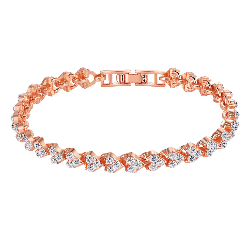 Damen Armreifen mit funkelnden Zirkonia Steinen Shop Nory