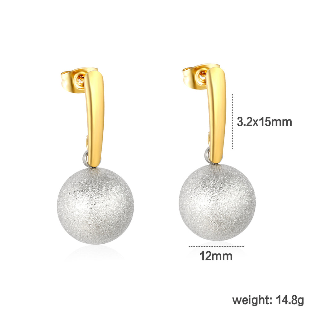 Damen Ohrhänger mit eleganter Goldbeschichtung und edler Perle Shop Nory