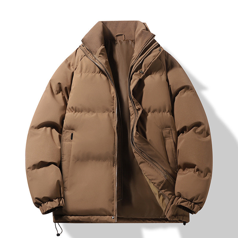 Herren Modische Thermo‑Wattierte Kurzjacke im Boxy‑Schnitt mit Rippenkragen Shop Nory
