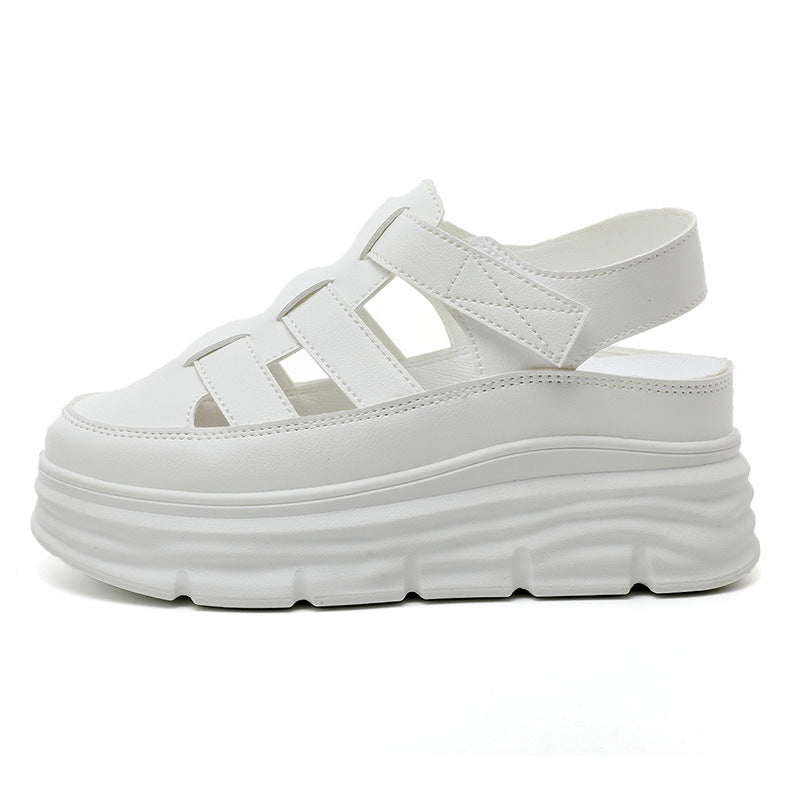 Damen luftige Plateau Sandalen Shopnory