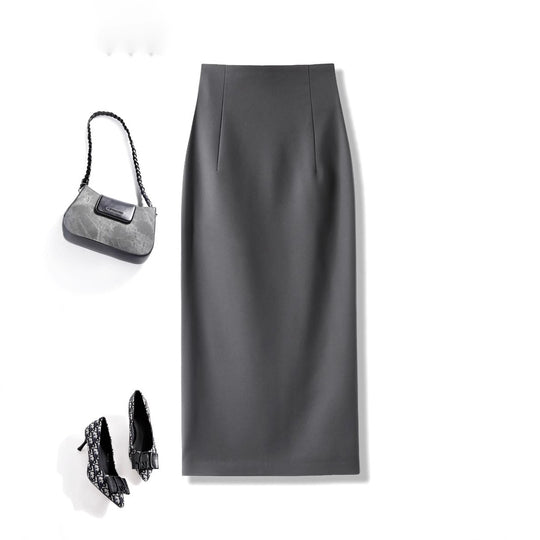 Damen Eleganter Midirock mit Raffungen Shop Nory