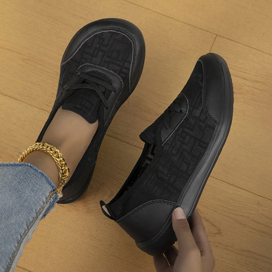 Damen leichte atmungsaktive Slip-On Sneaker mit Netzeinsatz Shop Nory
