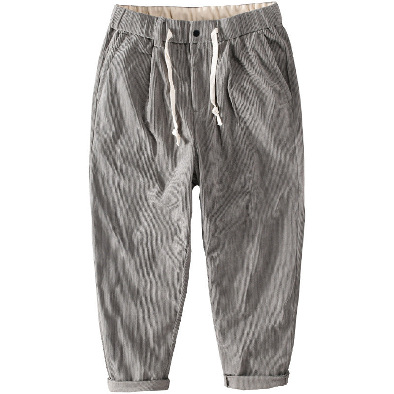 Herren Kordhose im Relaxed‑Tapered mit Kordelzugbund und Umschlag Shop Nory