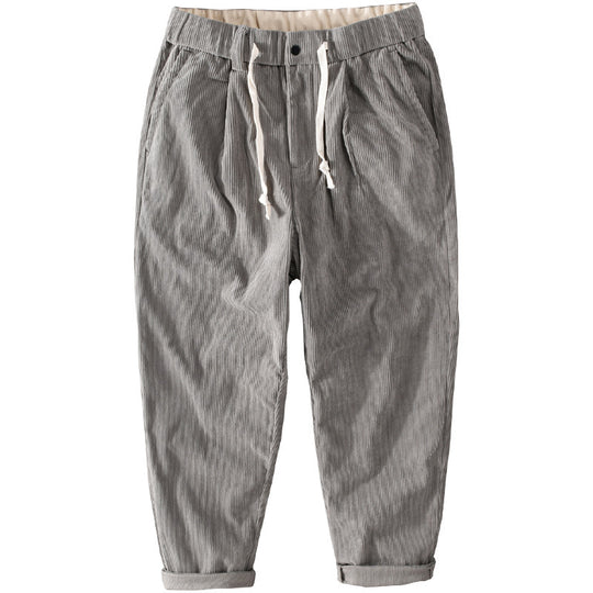 Herren Kordhose im Relaxed‑Tapered mit Kordelzugbund und Umschlag Shop Nory