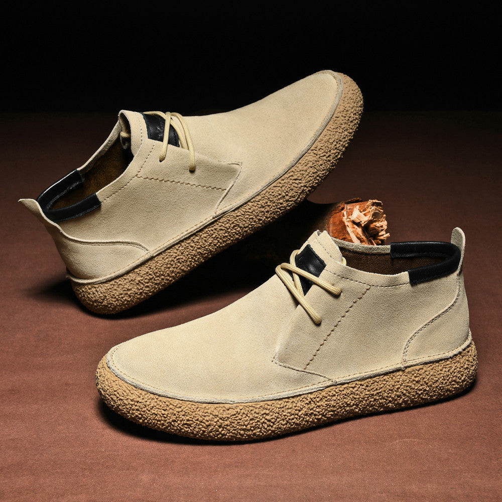 Herren Bequeme Chukka-Stiefel mit rutschfester Sohle und atmungsaktivem Design Shopnory