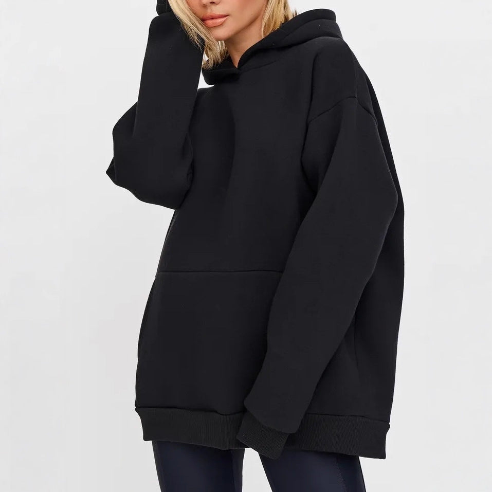 Damen Sportlicher Kapuzenpullover