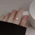 Damen Zart verliebter Ring mit Herzdesign Shop Nory
