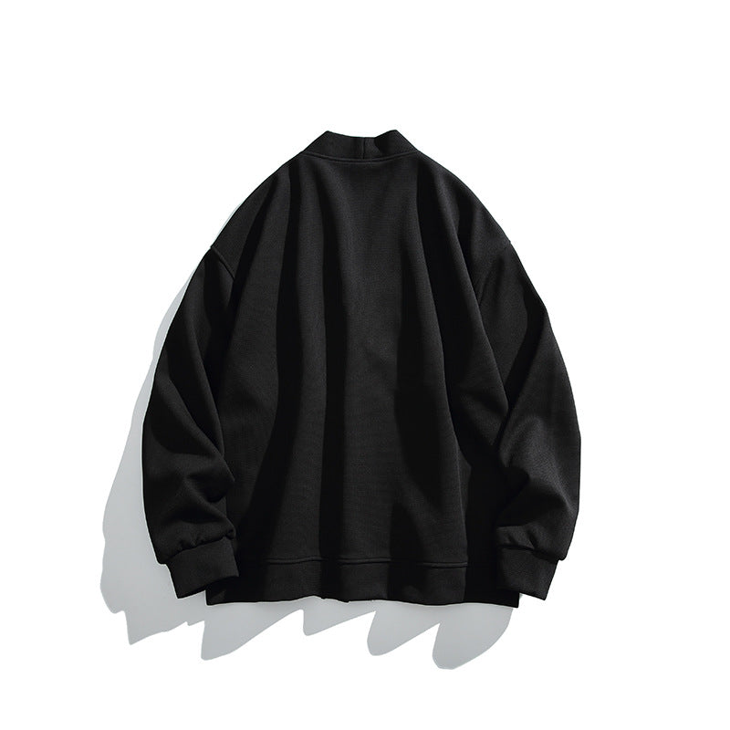 Herren weit geschnittene Kimono-Jacke im Hanfu-Stil mit Kordelverschlüssen und aufgesetzten Taschen Shop Nory