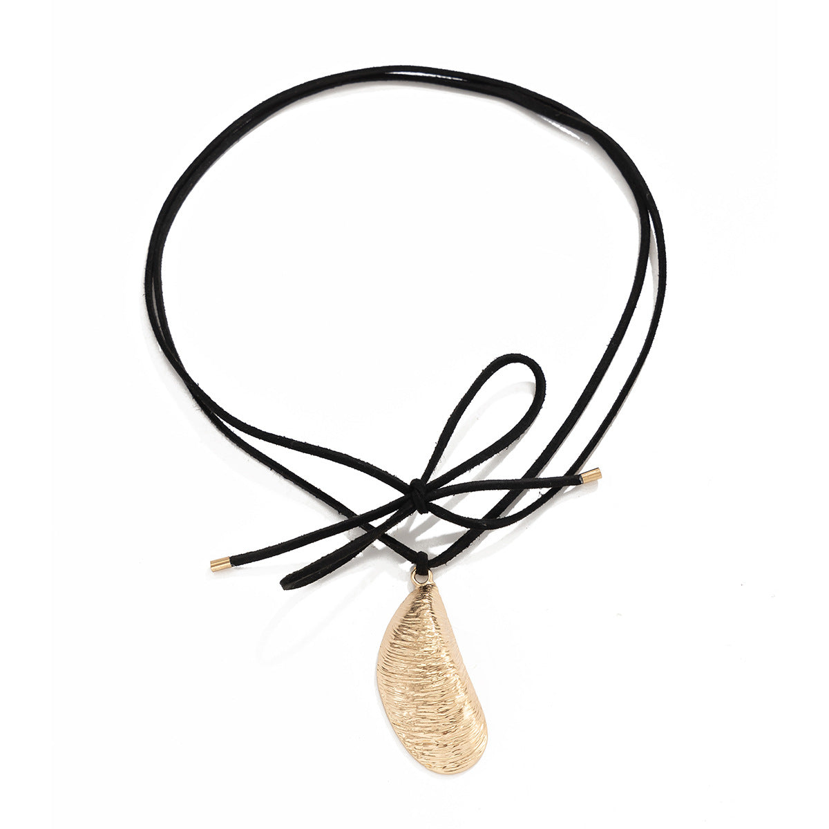 Damen Choker Halskette mit edlem Anhänger aus Metall