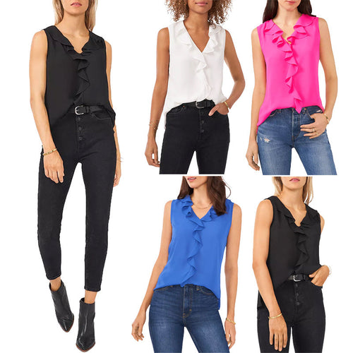 Damen Bluse mit Rüschendetails