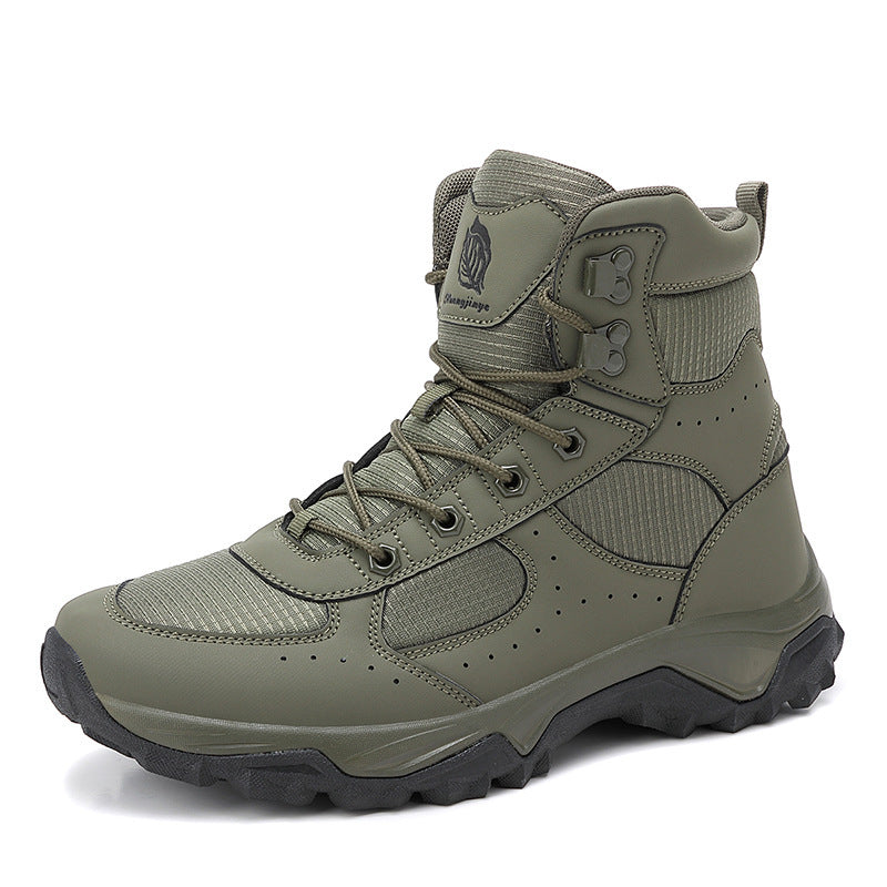 Herren Robuster Trekking- und Einsatzstiefel mit Knöchelstütze und profilierter Gummisohle Shop Nory