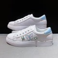 Damen Freizeit Sneakers mit verspieltem Schmetterlings- und Blumenmotiv