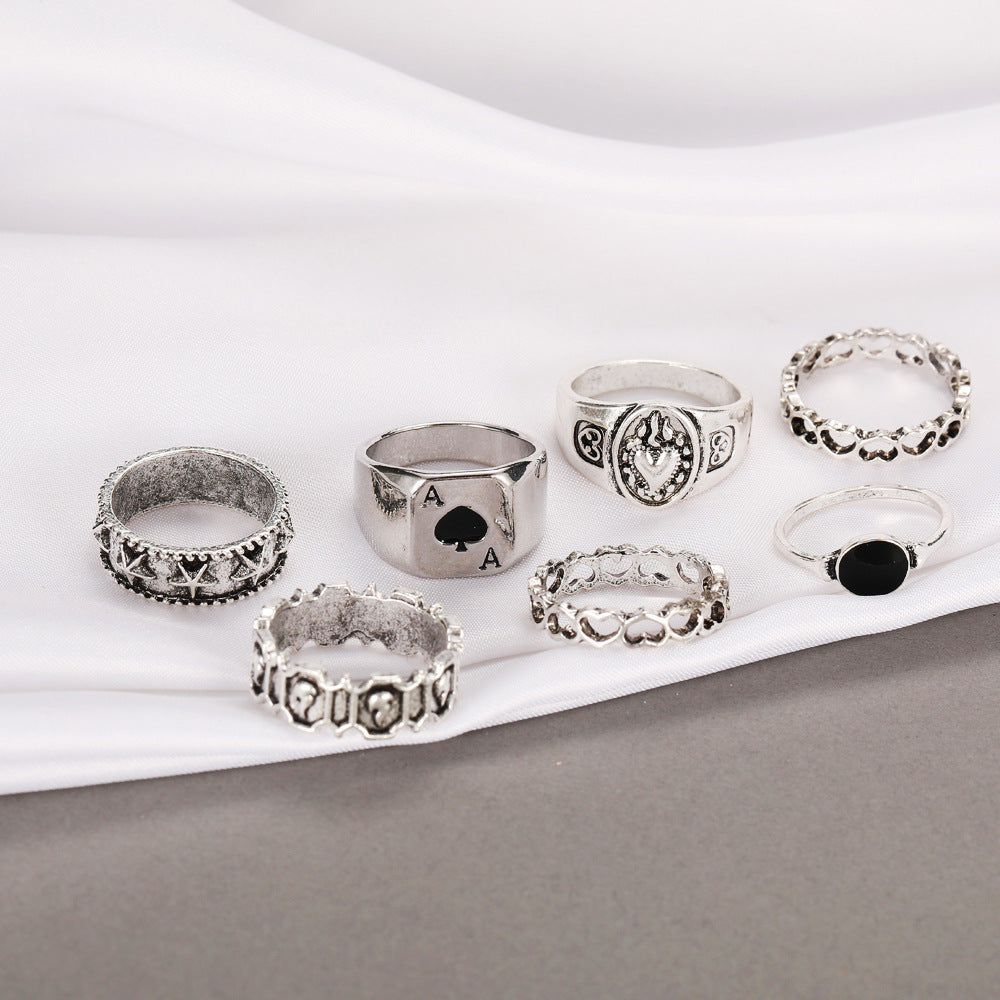 Damen modische Ring-Set Shop Nory