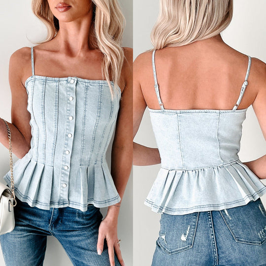 Damen Jeans Top