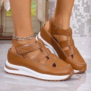 Damen bequeme Plattform-Sandalen mit atmungsaktiver Obermaterialstruktur und verstellbarem Riemendesign