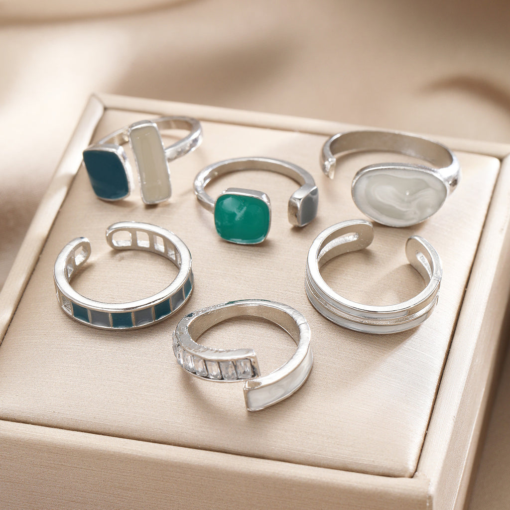 Damenring mit einzigartigem doppeltem Design Shop Nory