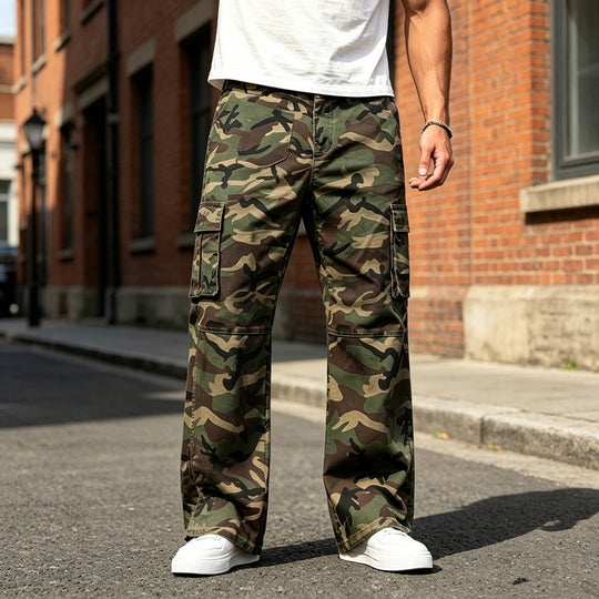 Herren Camouflage Cargo-Hose Shop Nory