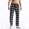 Herren bequeme Freizeithose mit Karomuster