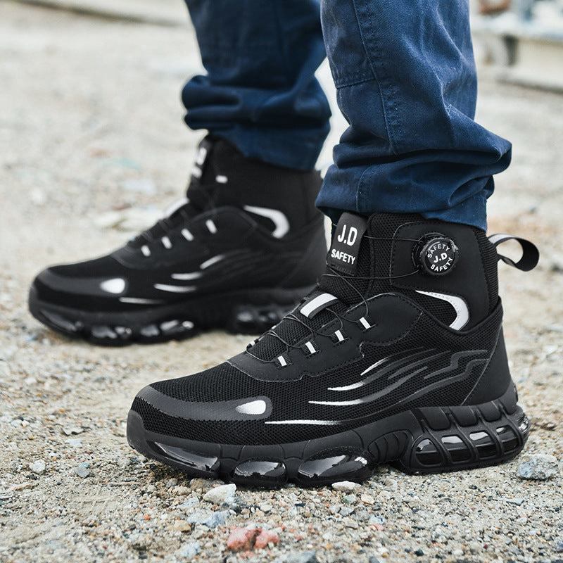 Damen Sicherheitsstiefel mit rutschfester Sohle und atmungsaktivem Obermaterial
