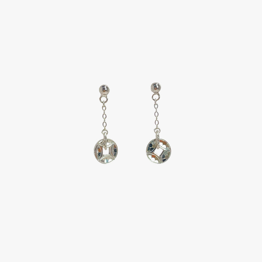 Damen Ohrringe mit elegantem Pendeldesign und feinen Zirkoniasteinen Shop Nory