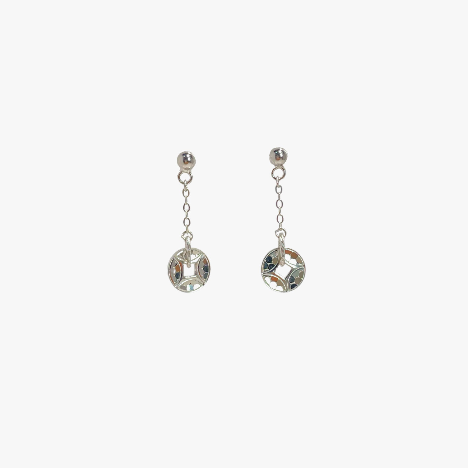 Damen Ohrringe mit elegantem Pendeldesign und feinen Zirkoniasteinen Shop Nory