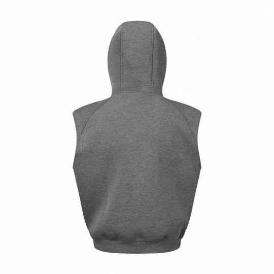 Unisex Ärmellose Kapuzenweste mit durchgehendem Reißverschluss und Kängurutaschen Shop Nory