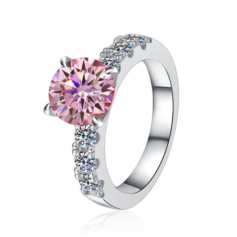 Damenring mit strahlendem Hauptstein und glamourösem Zirkonia-Besatz Shop Nory