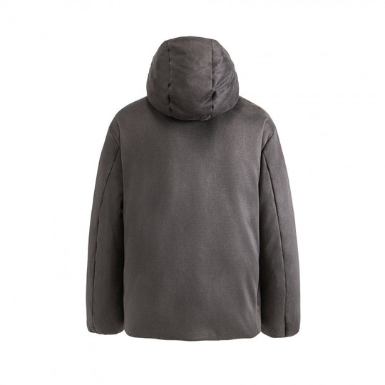 Unisex Wattierte Boxy‑Jacke mit hohem Stehkragen und Kapuze Shop Nory
