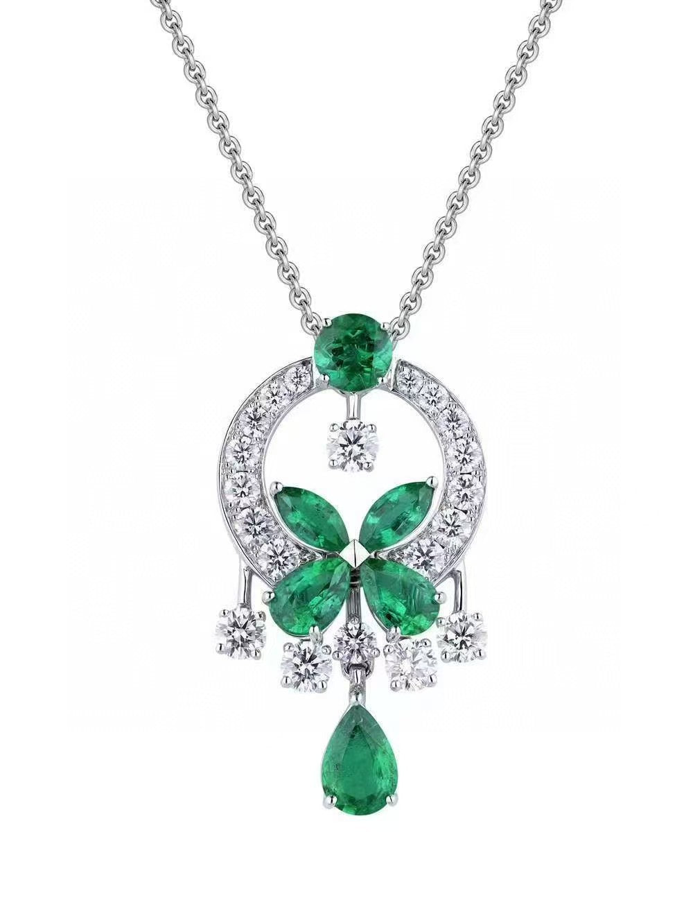 Damen Ohrringe mit funkelndem Edelstein und kunstvollem Blumenmotiv Shop Nory