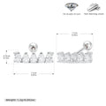 Damen Ohrstecker mit glitzernden Zirkonsteinen aus hochwertigem 925 Sterling Silber Shop Nory