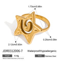 Damen Trendiger Sternring Shop Nory