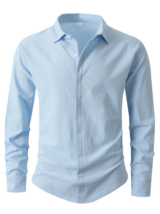 Herren Elegantes Casual-Hemd mit Slim-Fit Schnitt