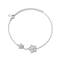 Damen feines Armband mit floralen Zirkonia-Akzenten Shop Nory