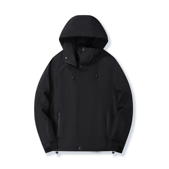 Damen Urbaner Kapuzen-Anorak mit kontrastierenden Bahnen, Mesh-Futter & verstellbarem Saum Shop Nory