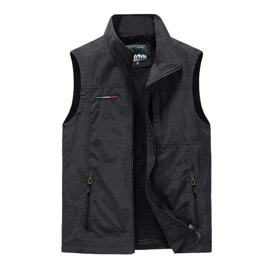 Herren Thermo-Ärmellose Weste mit Teddyfutter und Reißverschluss Shop Nory