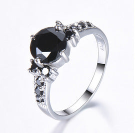 Damen Ring mit extravaganten Zirkonia-Einsätzen und funkelndem Rosenquarz Shop Nory