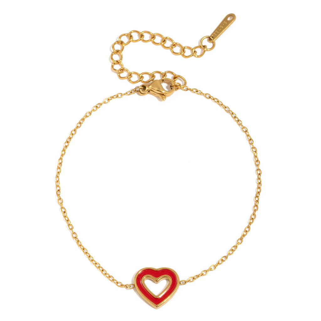 Damen Armband mit verzweifeltem Knoten und funkelnden Zirkonia-Elementen Shop Nory