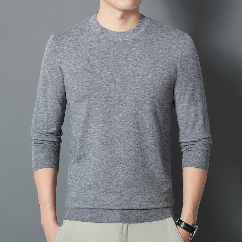 Herren Feiner Rundhalspullover aus Feinstrick mit schmaler Silhouette Shop Nory