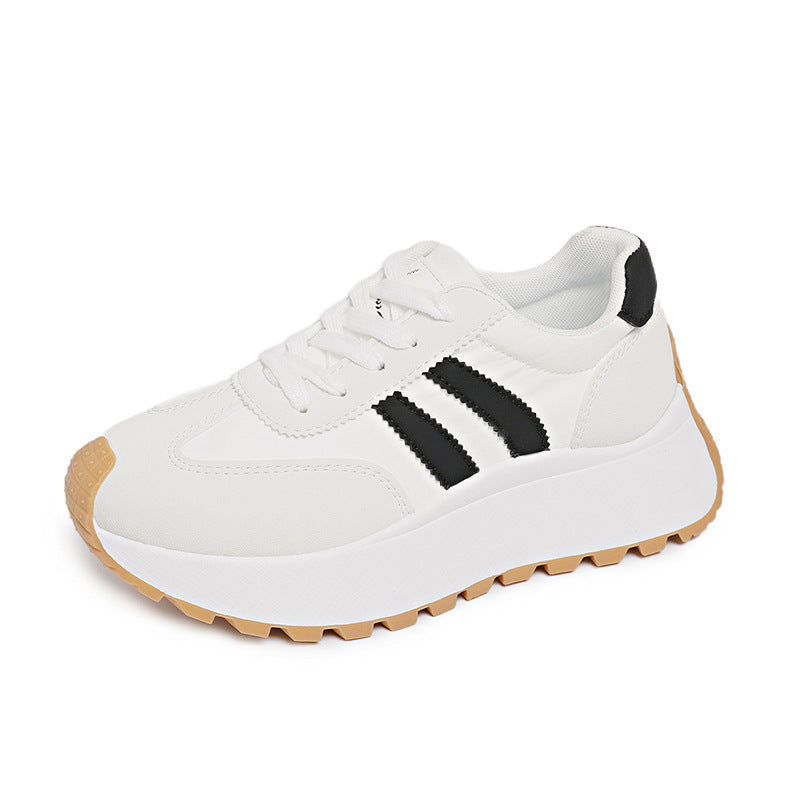Damen nan Plateau-Chunky-Sneaker mit verstärkter Zehenkappe, profilierter Gummilaufsohle und stoßdämpfender EVA-Zwischensohle Shop Nory