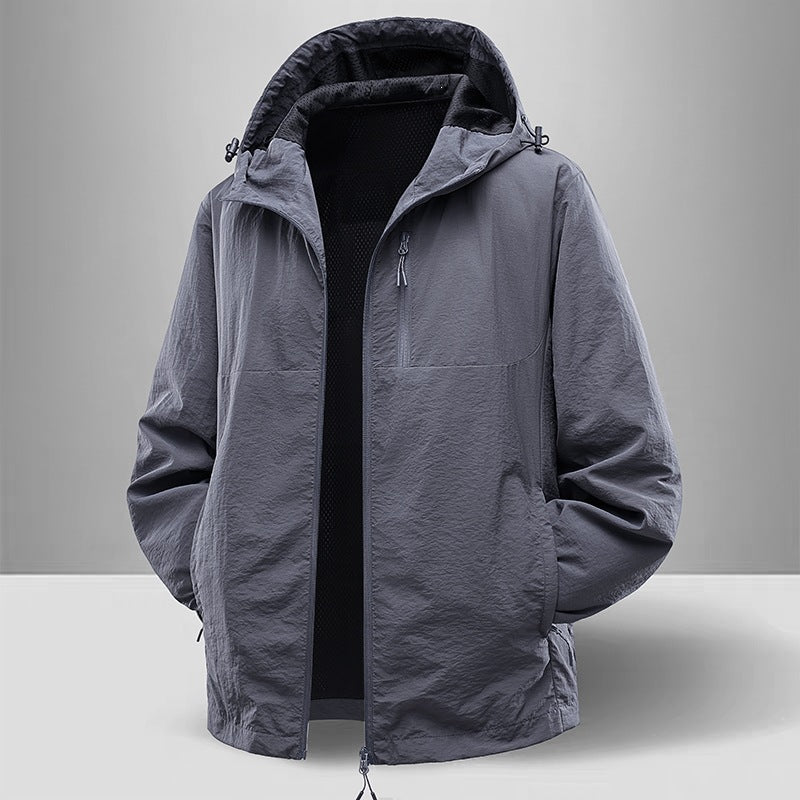 Herren Leichte und atmungsaktive Regenjacke Shop Nory