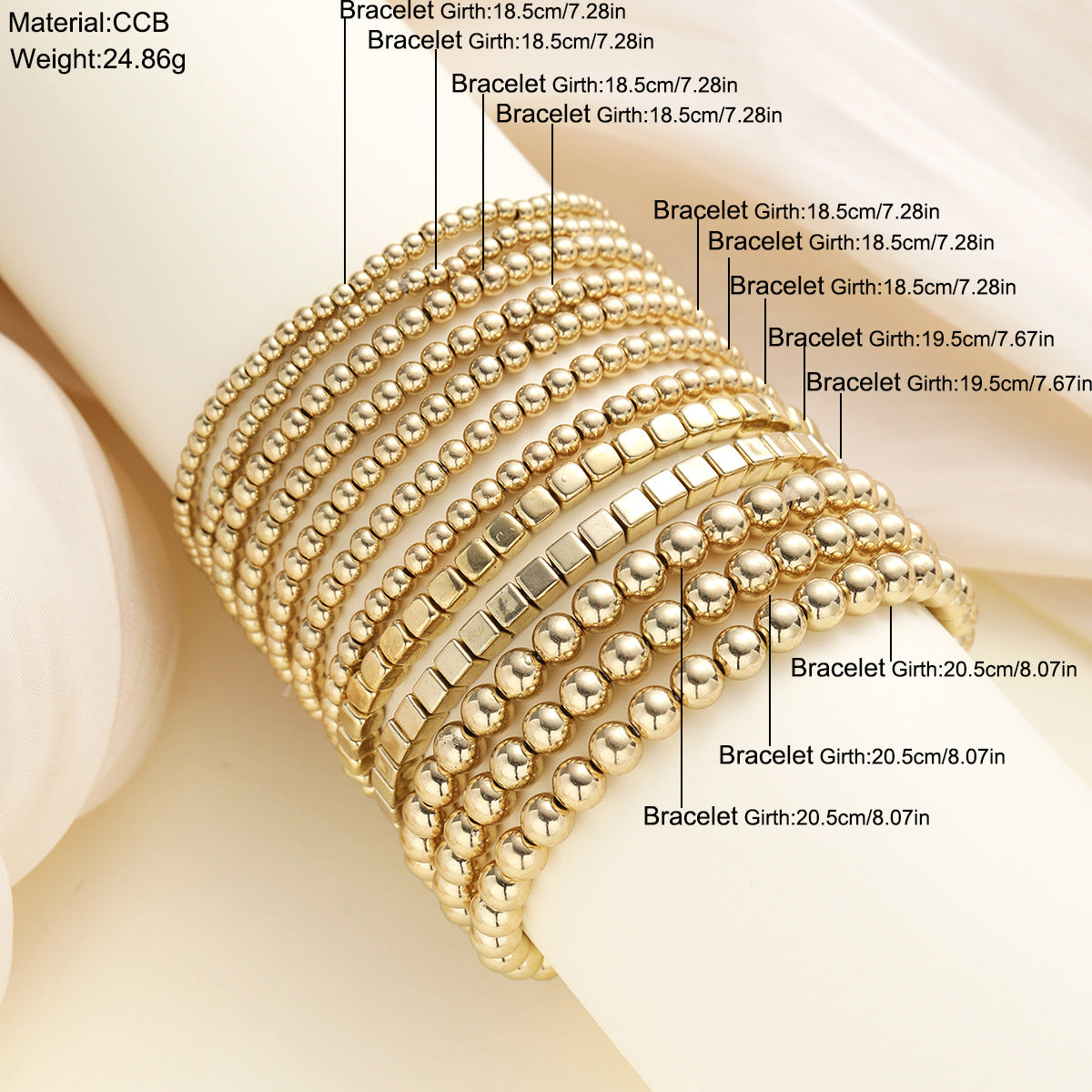 Damen Armband-Set mit eleganten und vielseitigen Designelementen Shop Nory