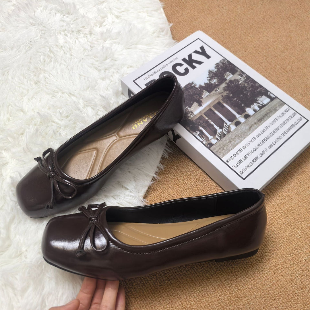 Damen Klassische Ballerinas mit zartem Schleifen-Detail und komfortablem Fußbett